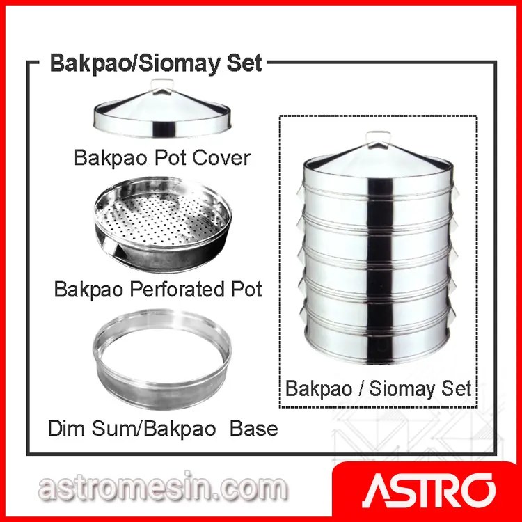 Bakpao Siomay Set Accessories GETRA Surabaya