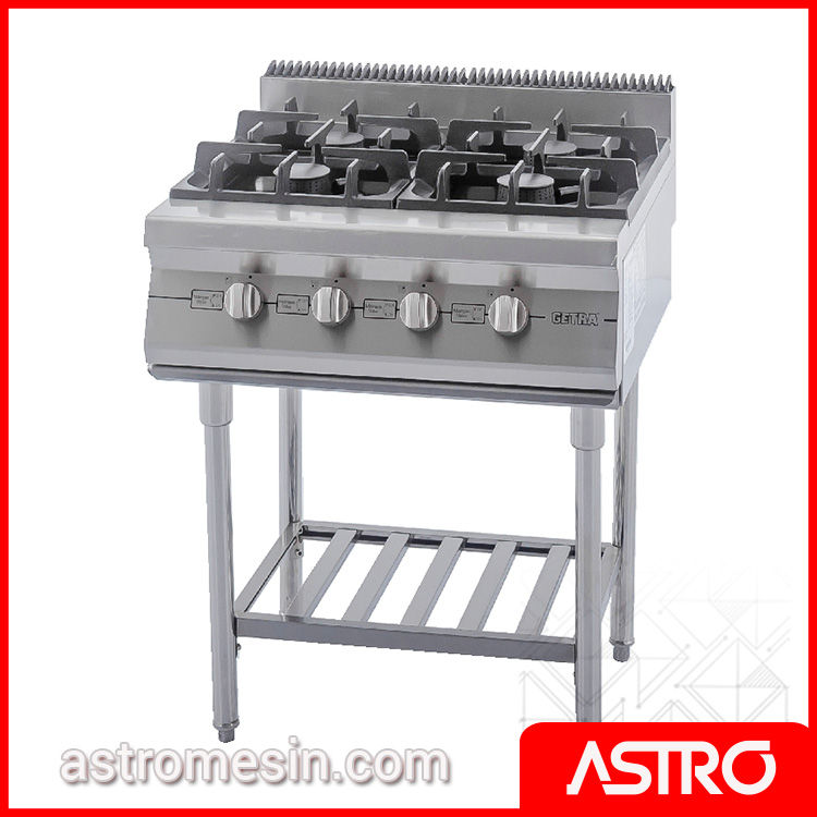 Gas Open Burner WIth Stand GETRA RBD-4 Surabaya