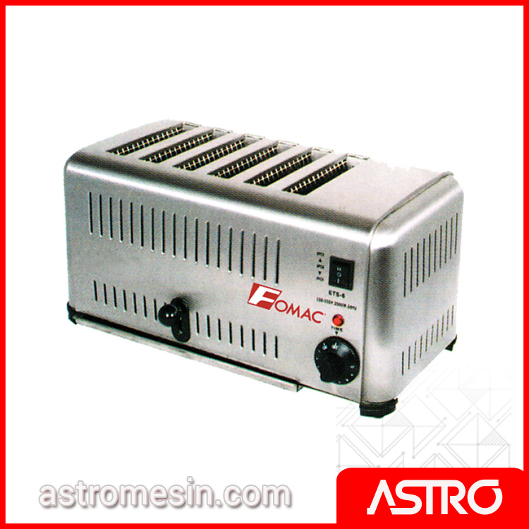 Mesin Bread Toaster Pemanggang Roti Tawar FOMAC BTT-DS6 Murah Mesin Bread Toaster Pemanggang Roti Tawar FOMAC BTT-DS6 Murah