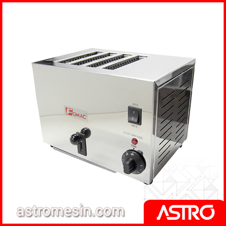 Mesin Bread Toaster Pemanggang Roti Tawar FOMAC BTT-S4A Murah Mesin Bread Toaster Pemanggang Roti Tawar FOMAC BTT-S4A Murah