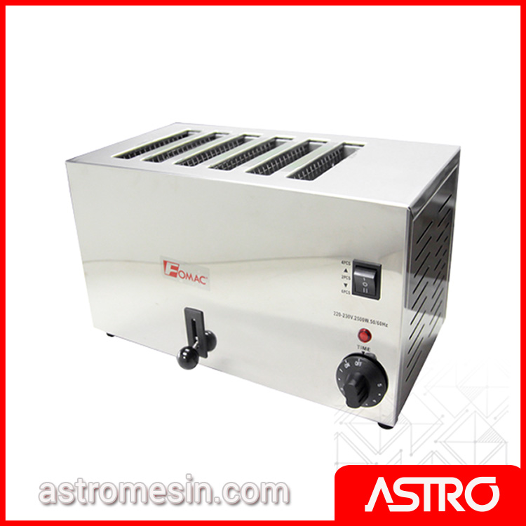 Mesin Bread Toaster Pemanggang Roti Tawar FOMAC BTT-S6A Murah Mesin Bread Toaster Pemanggang Roti Tawar FOMAC BTT-S6A Murah