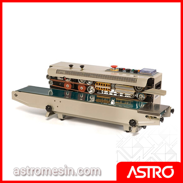 Mesin Continuous Sealer Plastik Horizontal ASTRO Surabaya
