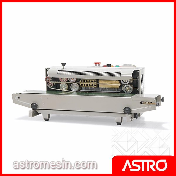 Mesin Continuous Sealer Plastik Horizontal HUALIAN FRB-770II Surabaya
