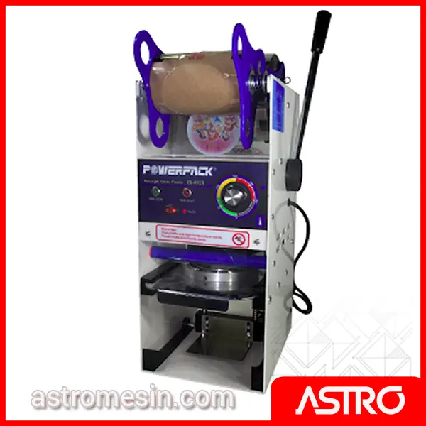 Mesin Cup Sealer Kemas Gelas Cup POWERPACK CS-M727I Surabaya