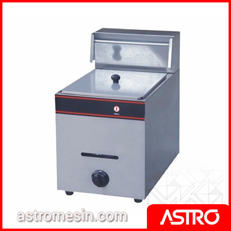 Mesin Deep Fryer Penggorengan Gas ASTRO 1 Basket 6 Liter Surabaya