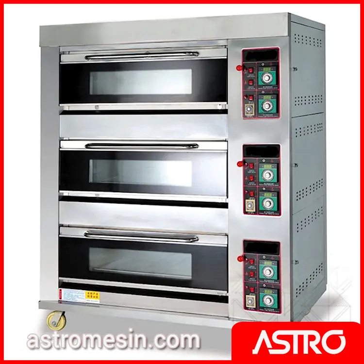 Mesin Gas Oven 3 Deck ASTRO Surabaya