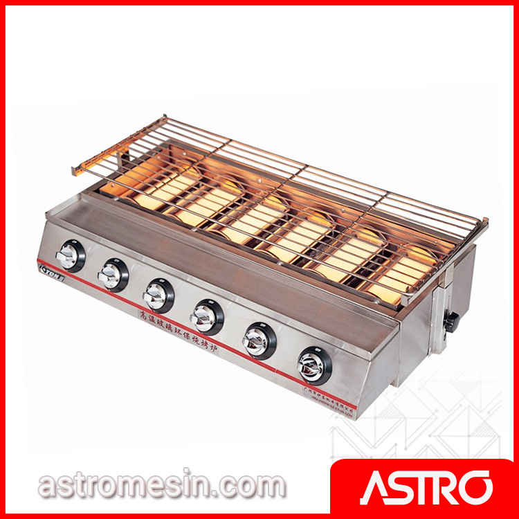 Mesin Gas Roaster Panggangan Sosis FOMAC ROS-GK23 Murah