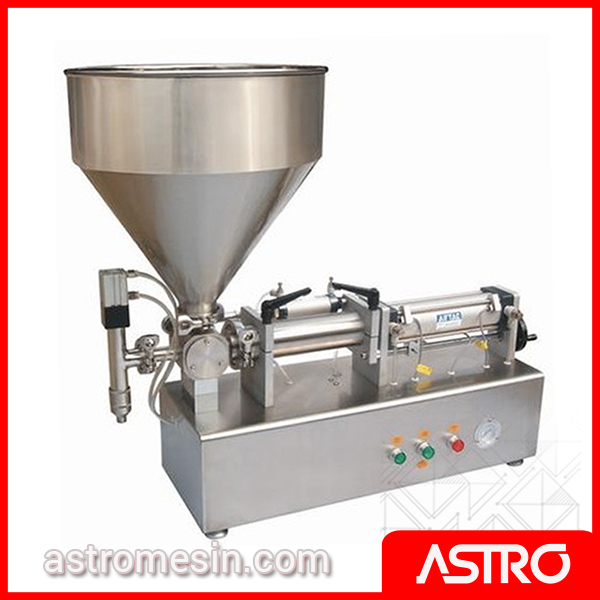 Mesin Paste Piston Filler Pengisi Cairan Cream POWERPACK PPF-250T Surabaya