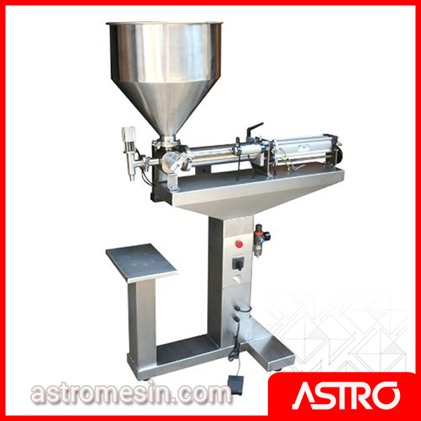 Mesin Paste Piston Filler Pengisi Cairan Cream POWERPACK PPF-500 Surabaya