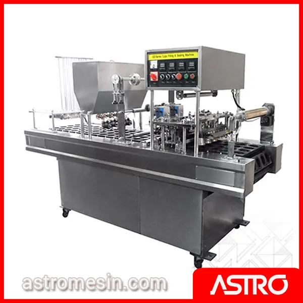 Mesin Pengisi Gelas Cup AMDK Otomatis POWERPACK GD-SERIES 4 Line