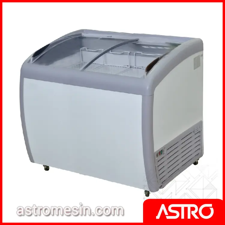 Sliding Curve Glass Freezer GEA SD-260BY Surabaya