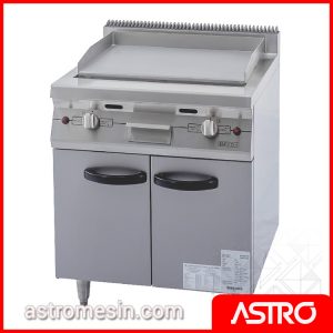 GAS FLAT GRIDDLE WITH CABINET GETRA RPG-4