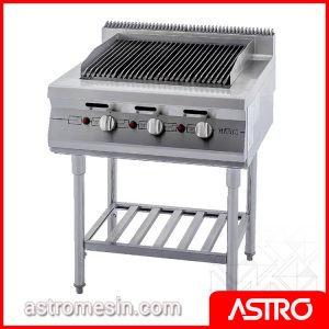 Gas Open Lava Rock Broiler WIth Stand GETRA RSD-3 Surabaya