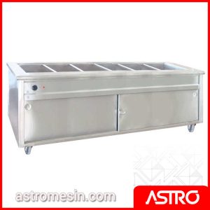 FREE STANDING BAIN MARIE DENGAN KABINET GETRA BM 6