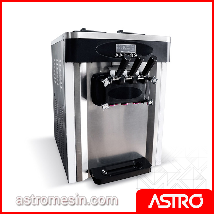 Mesin Es Krim Cone 3 Tuas AECOE ICR-AC-25CTB Murah