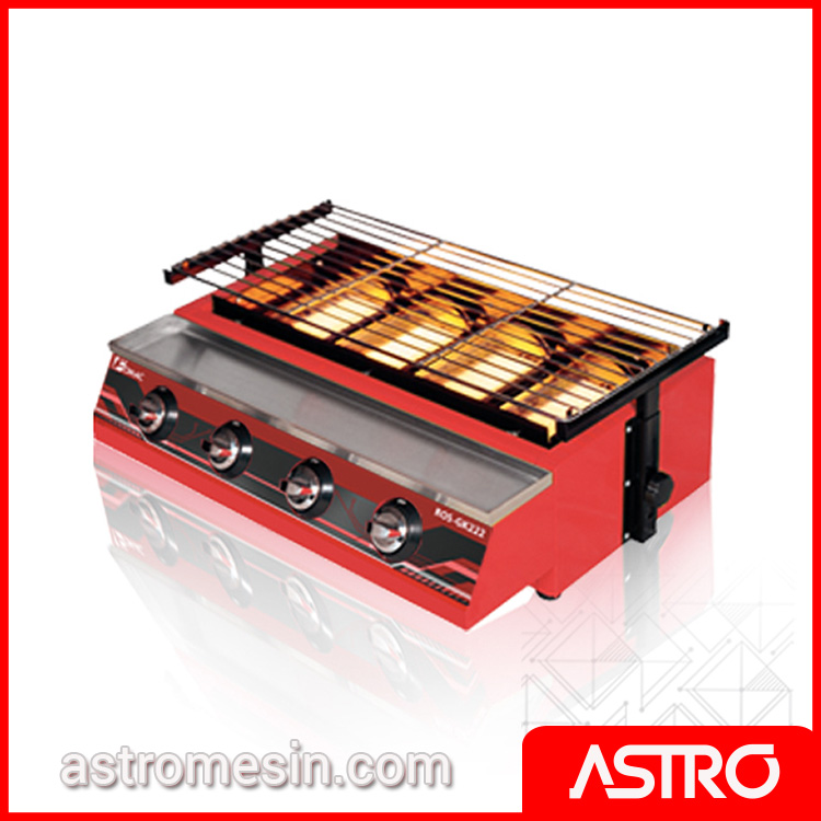 Mesin Gas Roaster Panggangan Sosis FOMAC ROS-GK222 Murah