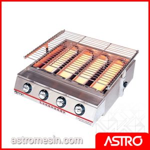 Mesin Gas Roaster Panggangan Sosis FOMAC ROS-GK25 Murah