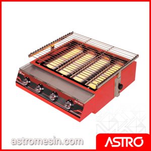 Mesin Gas Roaster Panggangan Sosis FOMAC ROS-GK255 Murah