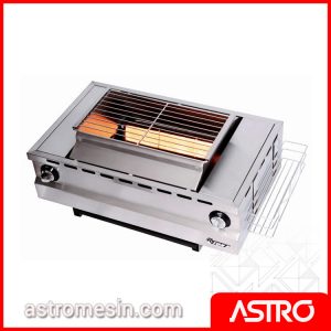 Mesin Gas Roaster Panggangan Sosis FOMAC ROS-GSB70 Murah