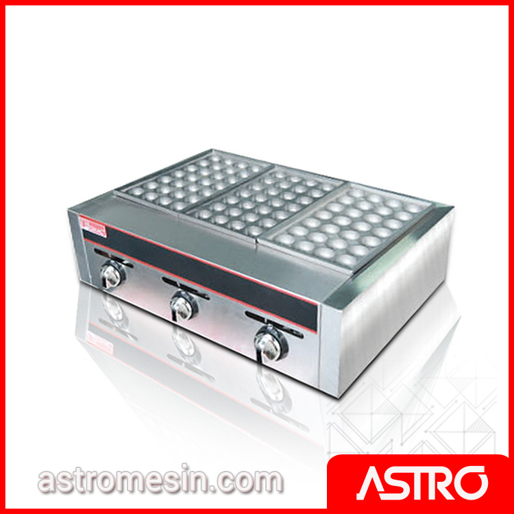 Mesin Pembuat Takoyaki 3 Tungku FOMAC GRL-EH877 Murah